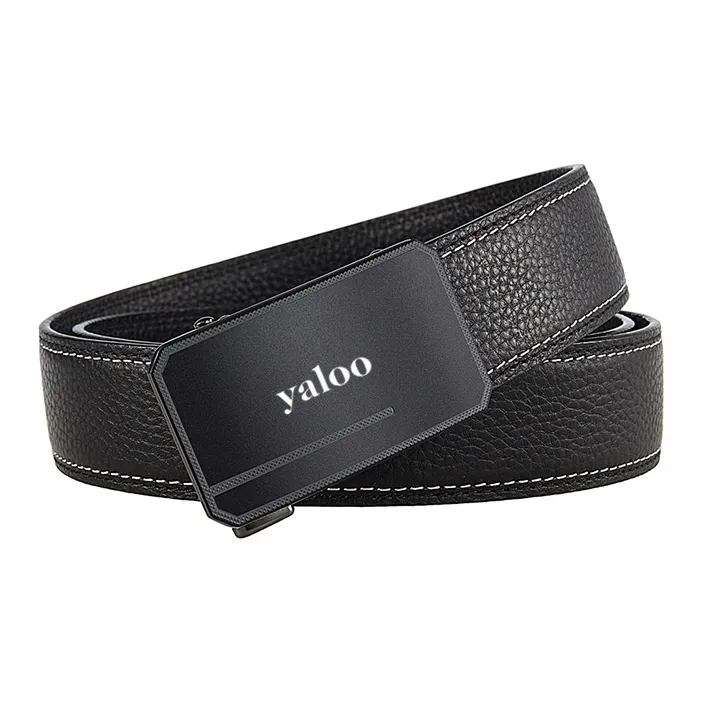 Yalu Top Grain Cow Leather Belts Men's Width 3.5CM-6