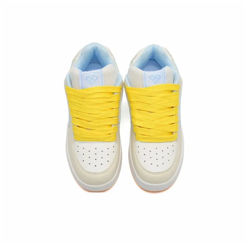 OAOQ Slip Resistant Cushioning Abrasion Resistant Lightweight Breathable Low Top Skateboard Shoes Unisex-10