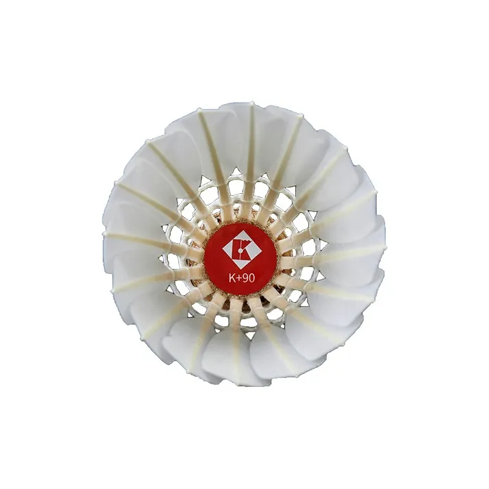 KUMPOO Goose Feather Shuttlecock 12 Pack Goose Feather All Round Goose Feather Shuttlecocks-6