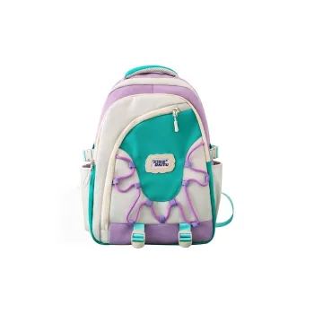 Vack Nylon Backpack Unisex Multicolor