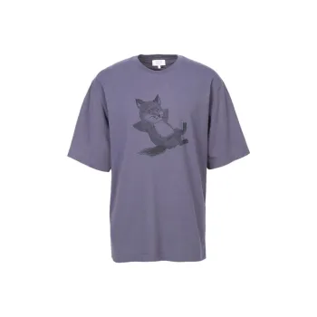 Maison Kitsuné Chillax print T shirt