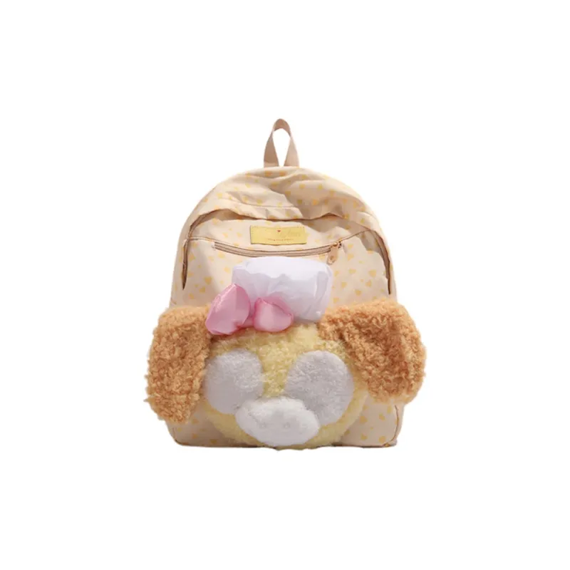 DCLOUD Nylon Backpack Unisex Yellow-1