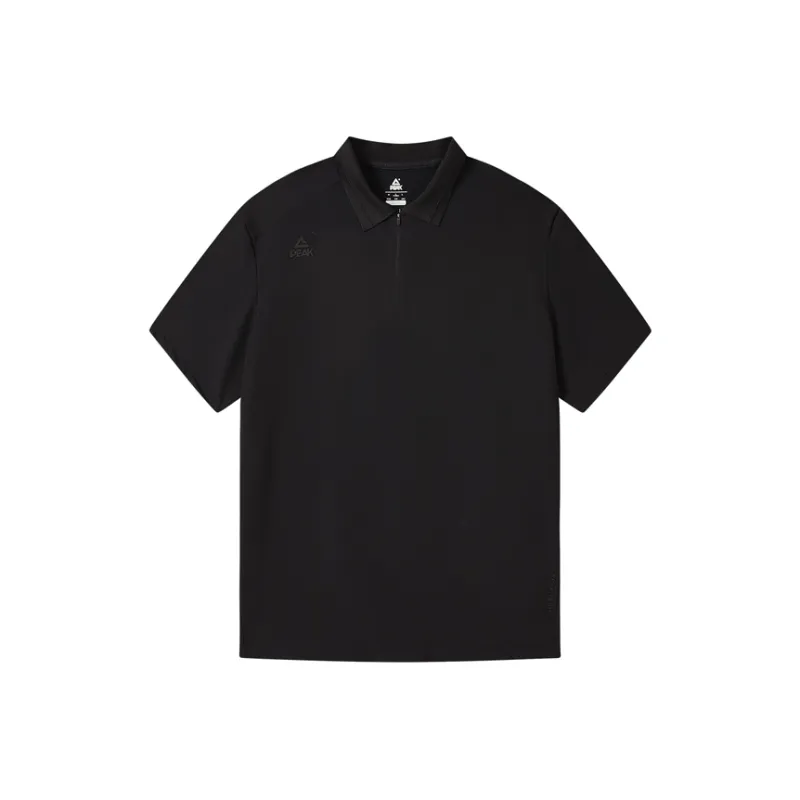 PEAK Polo Shirts Men Black-0