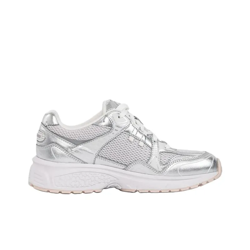 COACH Low Top Casual Shoes Women's Silver-1
