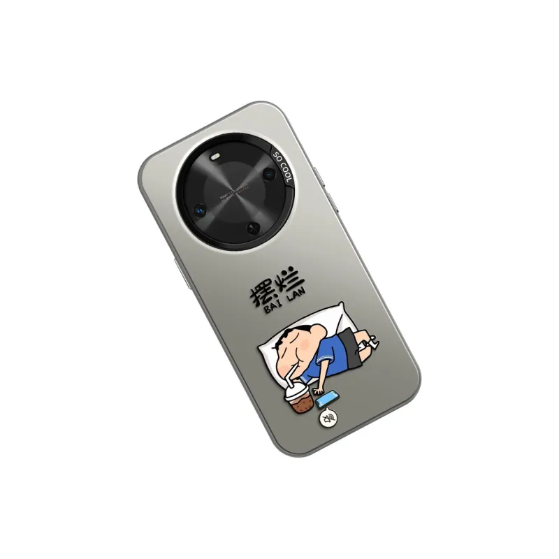 YAOCAI Acrylic Material Shin Chan Slacking Off H1 Phone Cases Compatibility With MVMOM 30/20 Trendy And Cool-2