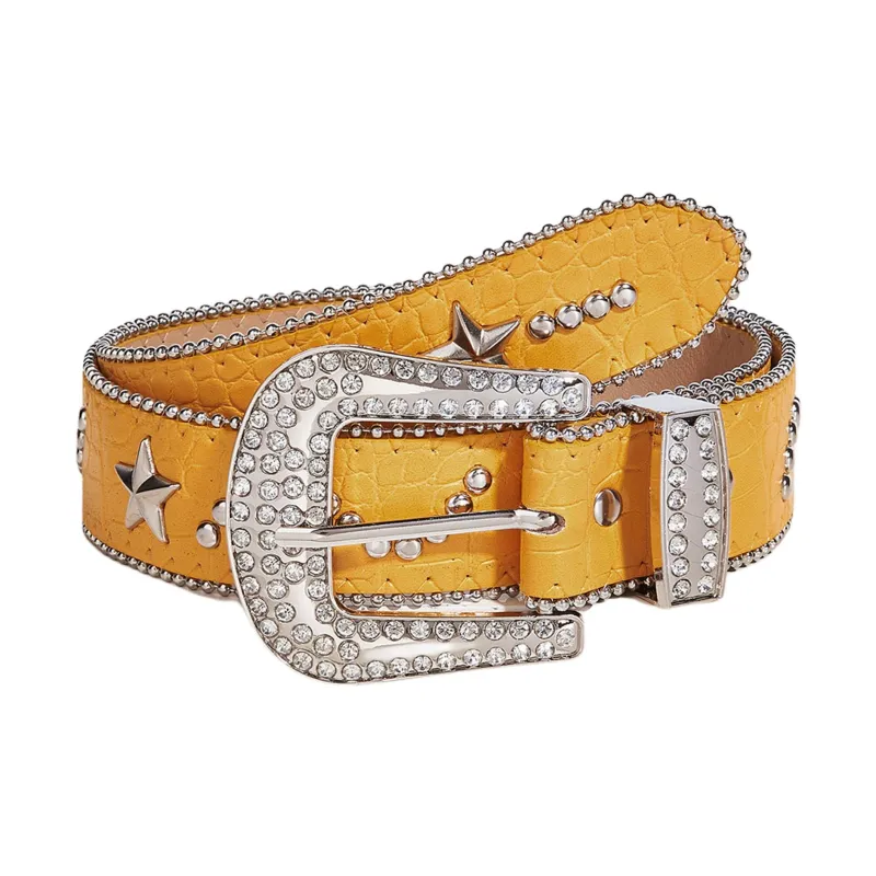 JEANSWEST Pu Leather Belts Women's 3.8CM-4