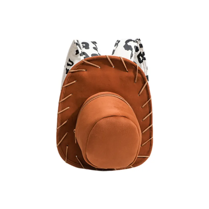 DCLOUD Nylon Backpack Regular Unisex Brown-0