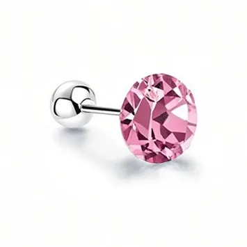 UX Titanium Steel, Ear Care Stud Earrings Unisex Multicolor Strobe Lights Collection-9