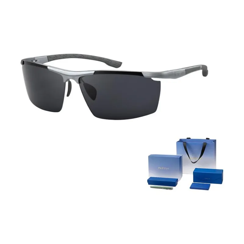PARZIN Rectangular Sunglasses Men's-6
