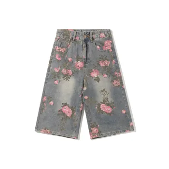 GEOFFREY B. SMALL Denim Shorts Unisex
