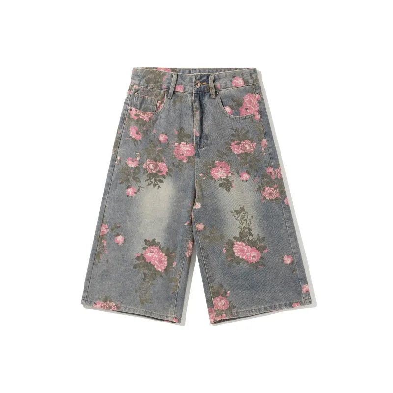 GEOFFREY B. SMALL Denim Shorts Unisex-0