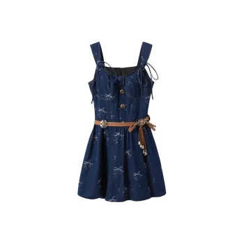AFGGD Slip Dresses Women's Royal Blue