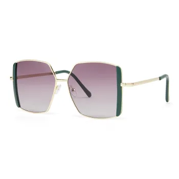CinvaiKrose Metal Butterfly Sun Protection Sunglasses Summer Large Frame Sunglasses Women's