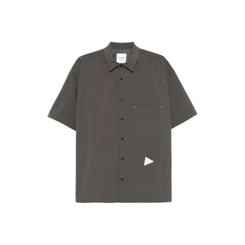 And Wander Shirts Men Taupe