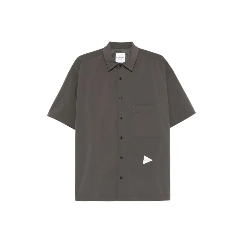 And Wander Logo print Shirt-0