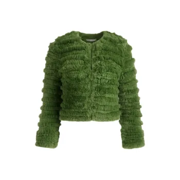 ALICE+OLIVIA Velvet feel Coat Women's