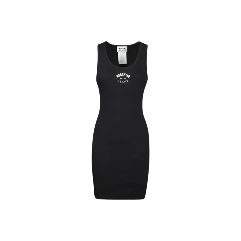 MOSCHINO Ribbed Mini Dress-0