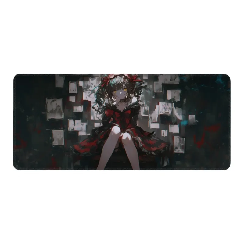DANYIN Extra Large Date A Live Table Mats Esports Gaming Keyboard Pads Kurumi Tokisaki Anime Home Mouse Pads Mouse Pads-19