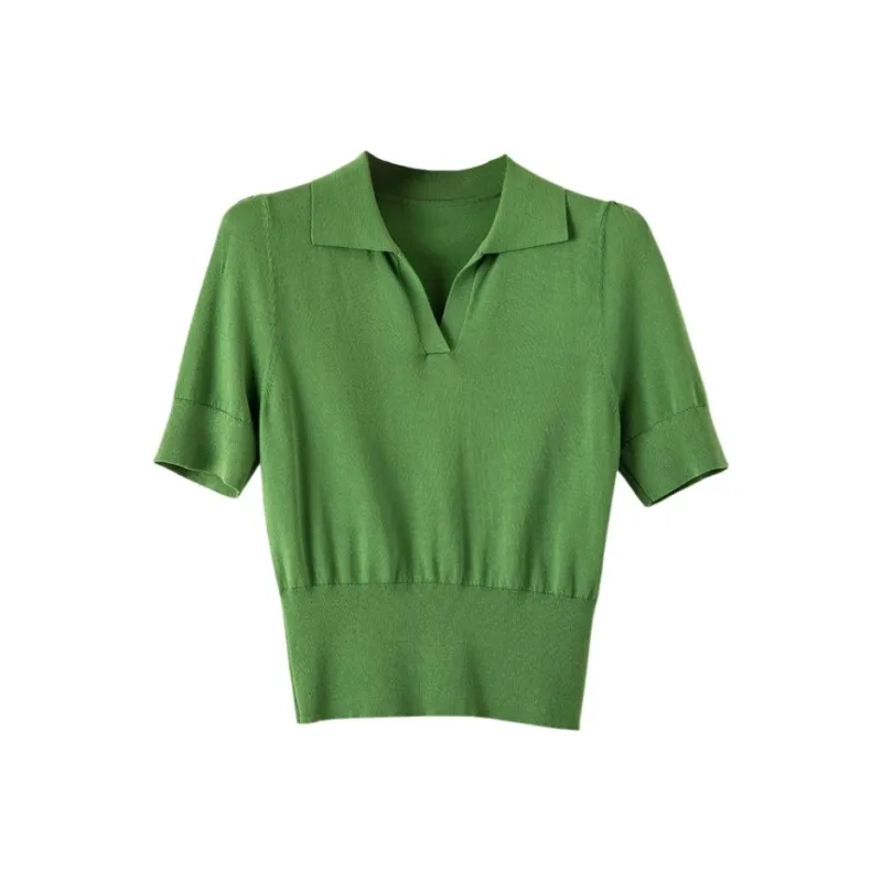 Late White Knitwear Women's Green-0
