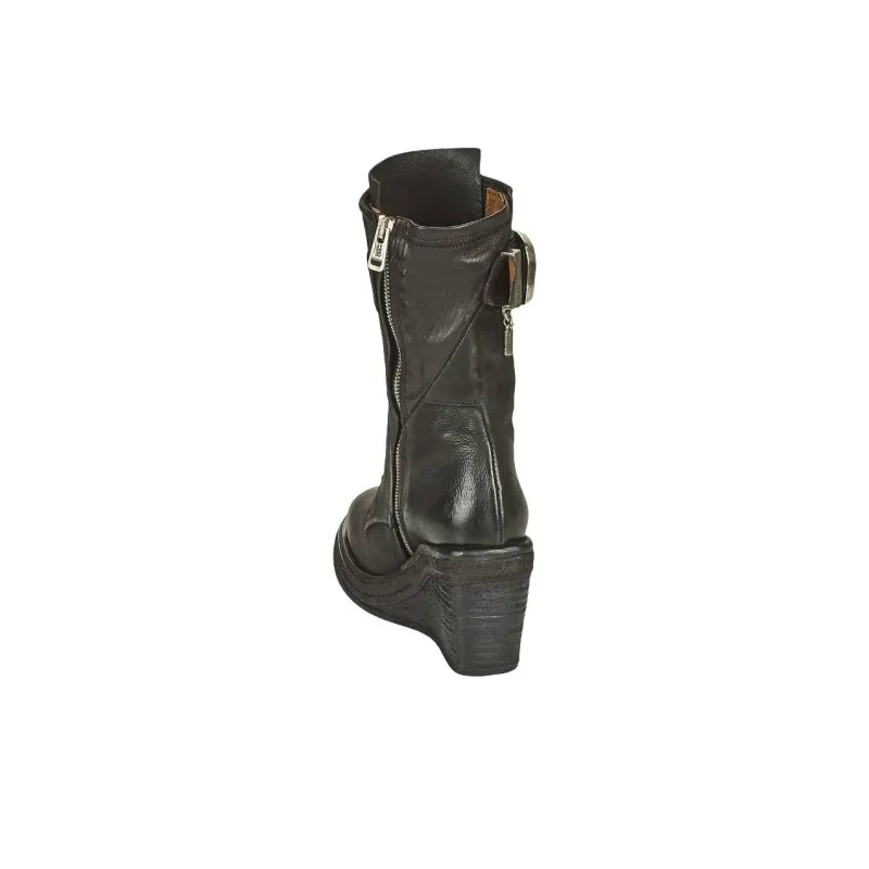 AirStep TALL Ankle Boots 8cm Women's Black-4