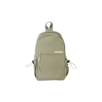 Warrior Nylon Backpack Unisex Green/Black