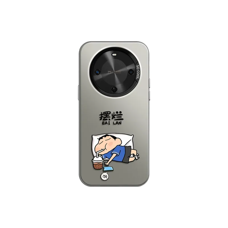 YAOCAI Acrylic Material Shin Chan Slacking Off H1 Phone Cases Compatibility With MVMOM 30/20 Trendy And Cool-3