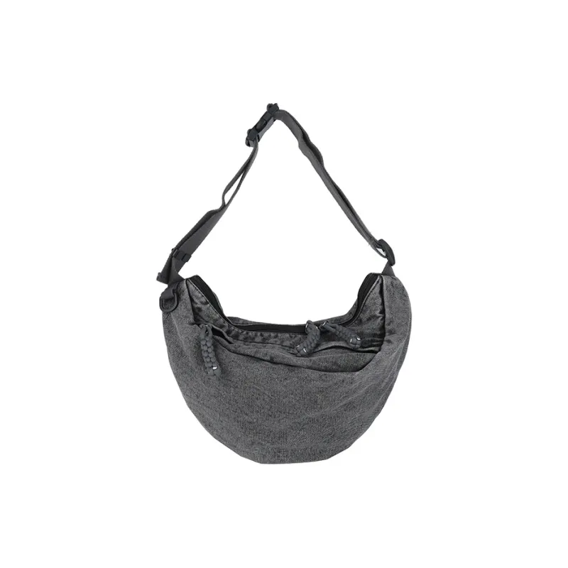 GOBLIN SHARKS 1759 Denim Shoulder Bag Regular Unisex Black/Blue-0