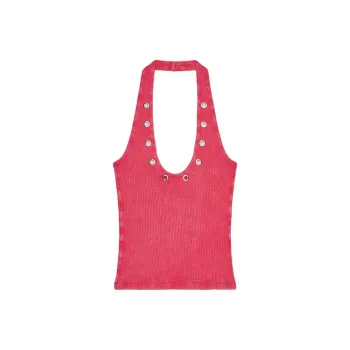 ZARA Tank Tops Women's Red