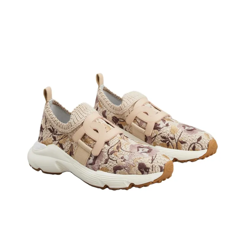 TOD'S KATE Low Top Casual Shoes Women's Beige Brown-2