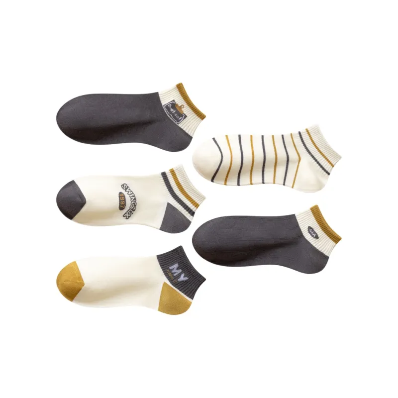The Temptation Of The Muse Ankle Socks Men's 5 Pack-0