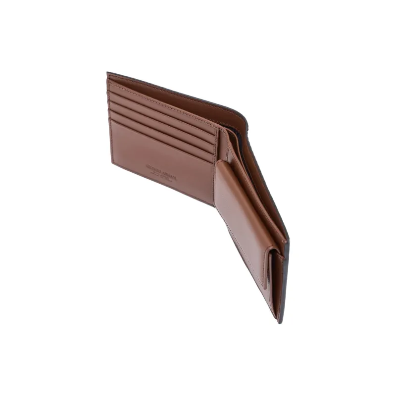 AMANI Cow Leather Wallet Men's Caramel Umber-3