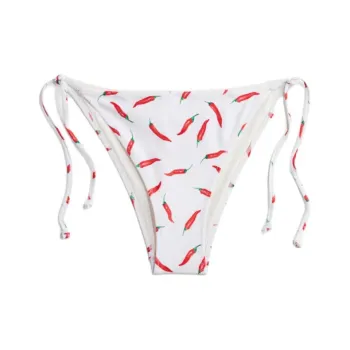 H&M Swimming Shorts Women's White/Chili Pepper