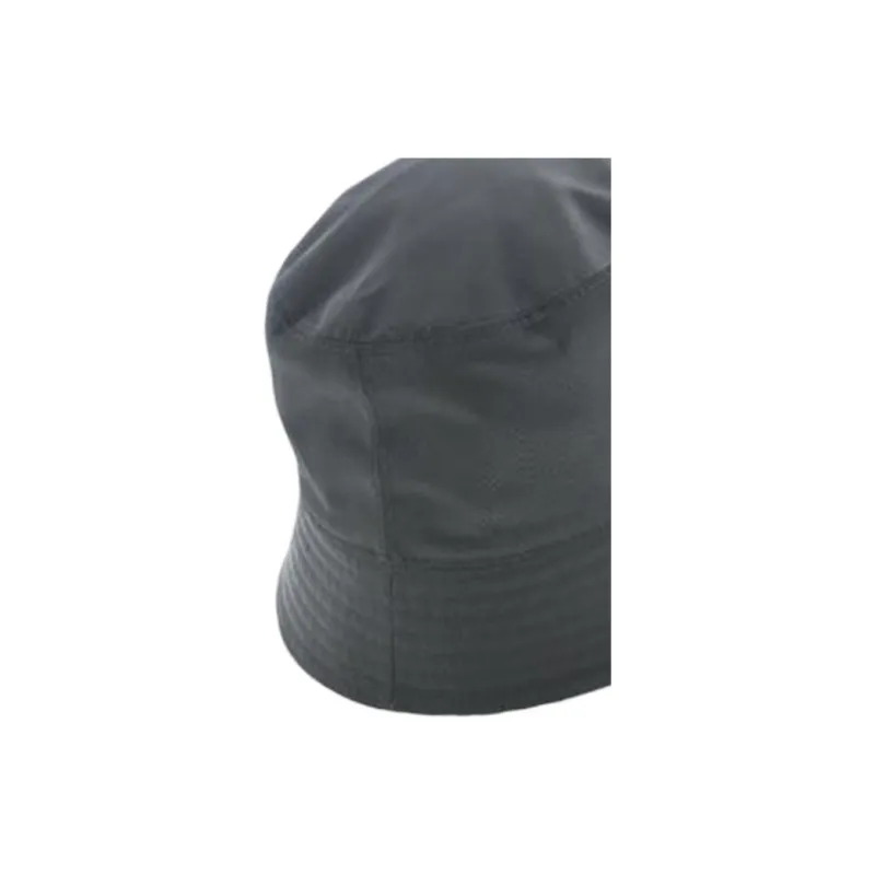 PRADA Nylon, Cotton, Cow Leather Bucket Hats Men's Black-1