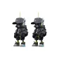 Cartoon Skull Flat Pendant[2 Pcs]