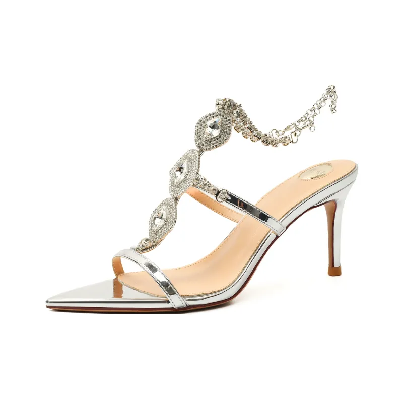Varib One Strap Sandals 7.5CM Women's-4