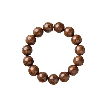 ZUIWENGLANGYASHANWENCHUANG Golden Sandalwood Bracelets Men's