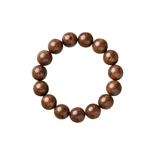 ZUIWENGLANGYASHANWENCHUANG Golden Sandalwood Bracelets Men's