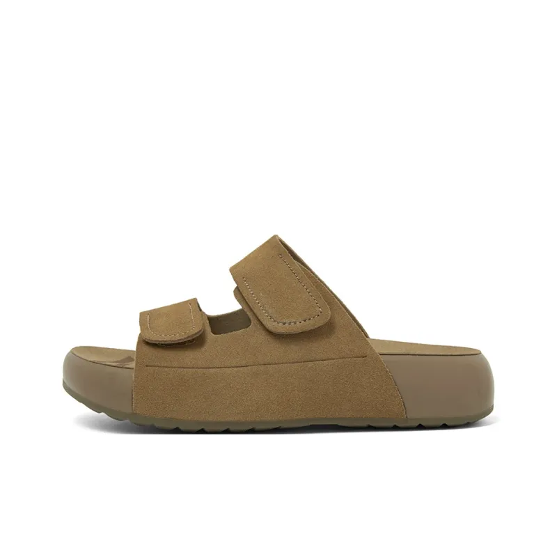 COMELY Rubber Sole Slip Resistant Slide Slippers Women's-10