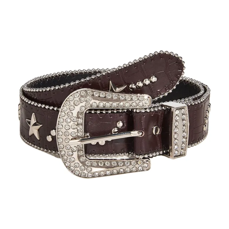 JEANSWEST Pu Leather Belts Women's 3.8CM-2
