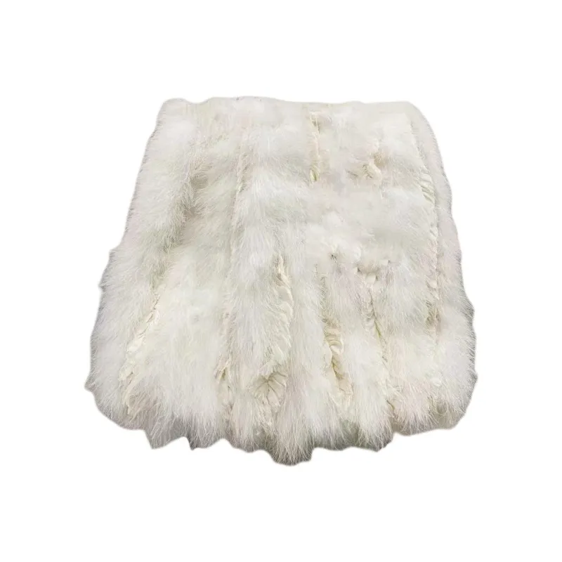 CHANEL 19K Snowfield Collection Casual Short Skirts Women's White-1
