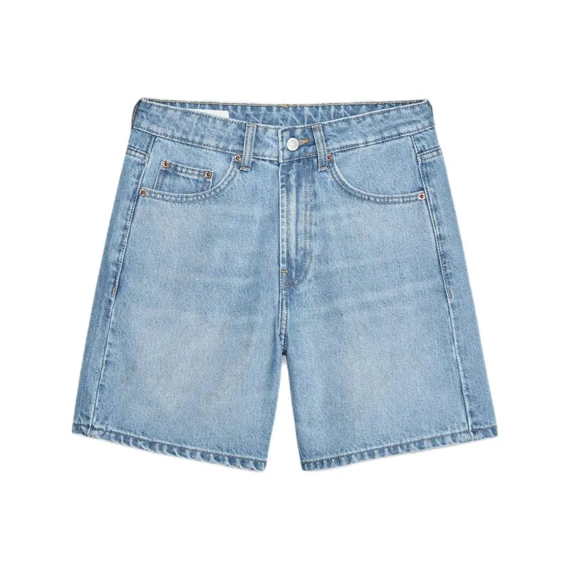 ZARA Trf Denim Shorts Women's Blue-0