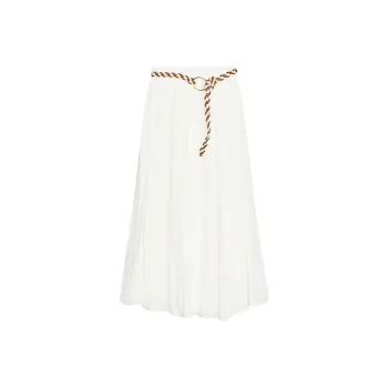 ZARA Casual Long Skirts Women's White