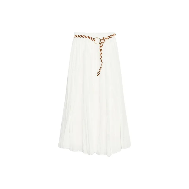 ZARA Casual Long Skirts Women's White-0