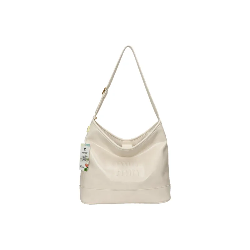 Meow In The Grass PU Shoulder Bag Regular Women's Coffee/Ecru/Brown/Black-5