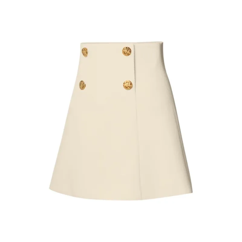 LOUIS VUITTON SS25 Casual Short Skirts Women's Light Beige-1