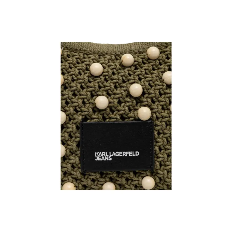 KARL LAGERFELD / Karl Lagerfeld Jeans Beaded Tote Bag-3