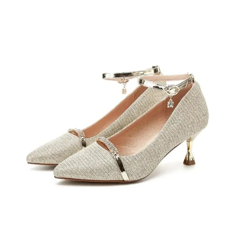 CVOJOO Slim Heel High Heels Women's-8