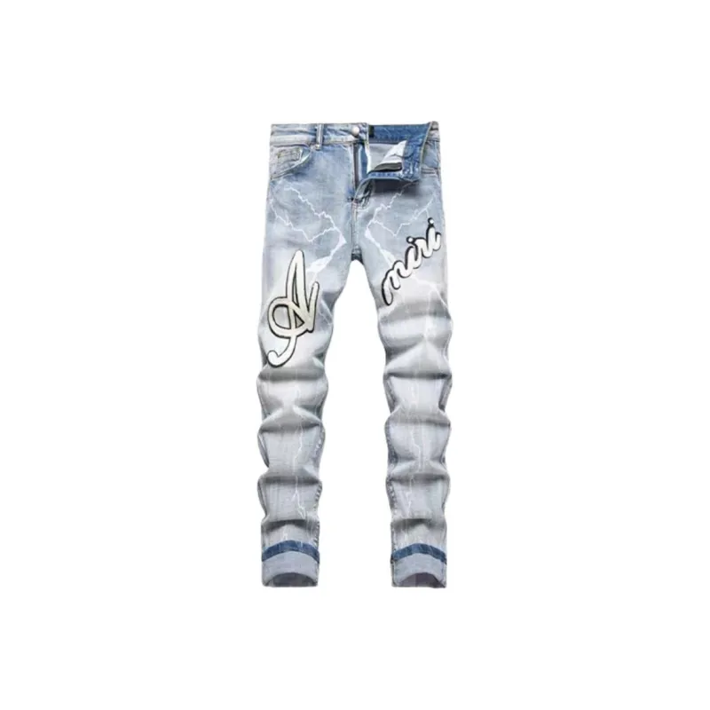 PAINT STAIN Jeans Unisex-20