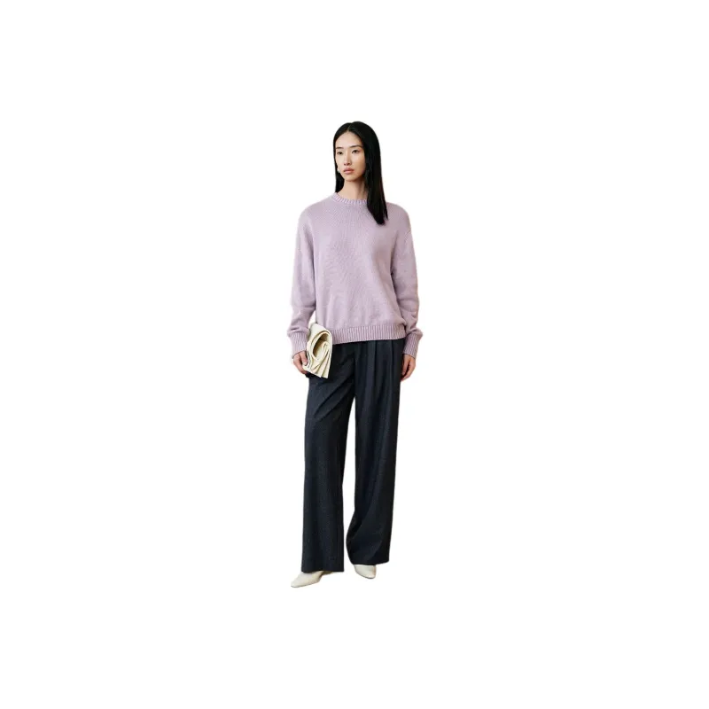 INSUN Knitwear Women's Smoky Purple-1