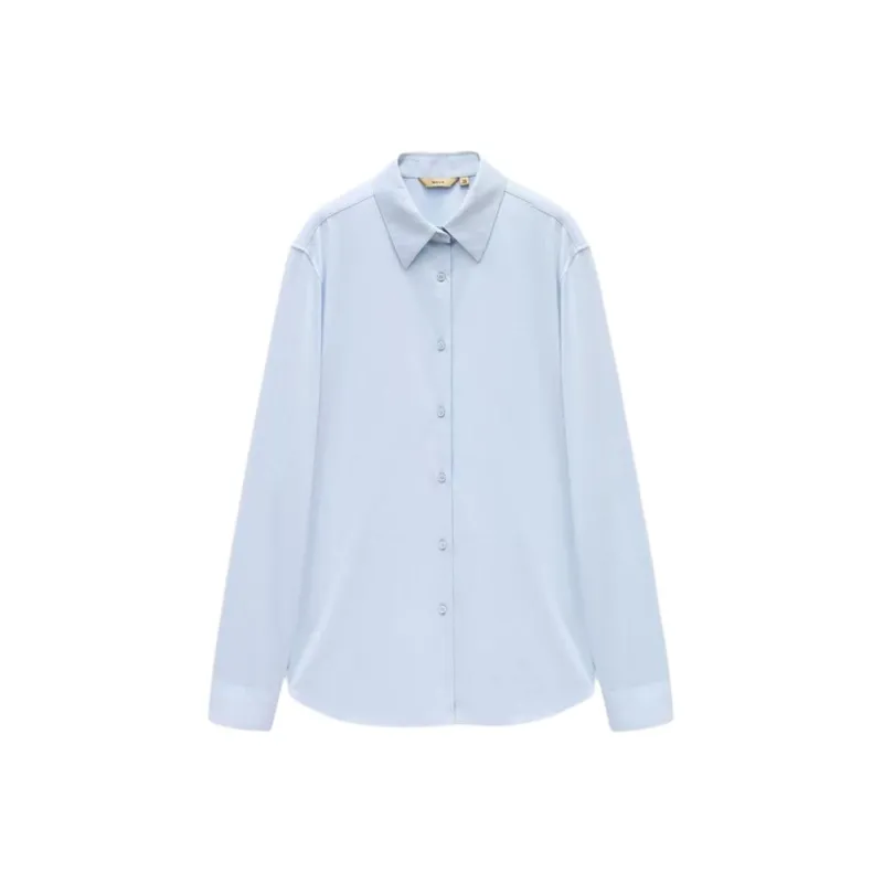 INSUN Shirts Women's Light Blue-1